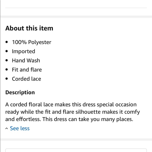 Rachel Roy Fit and Flare Corded Lace Dress - Picture 7 of 7